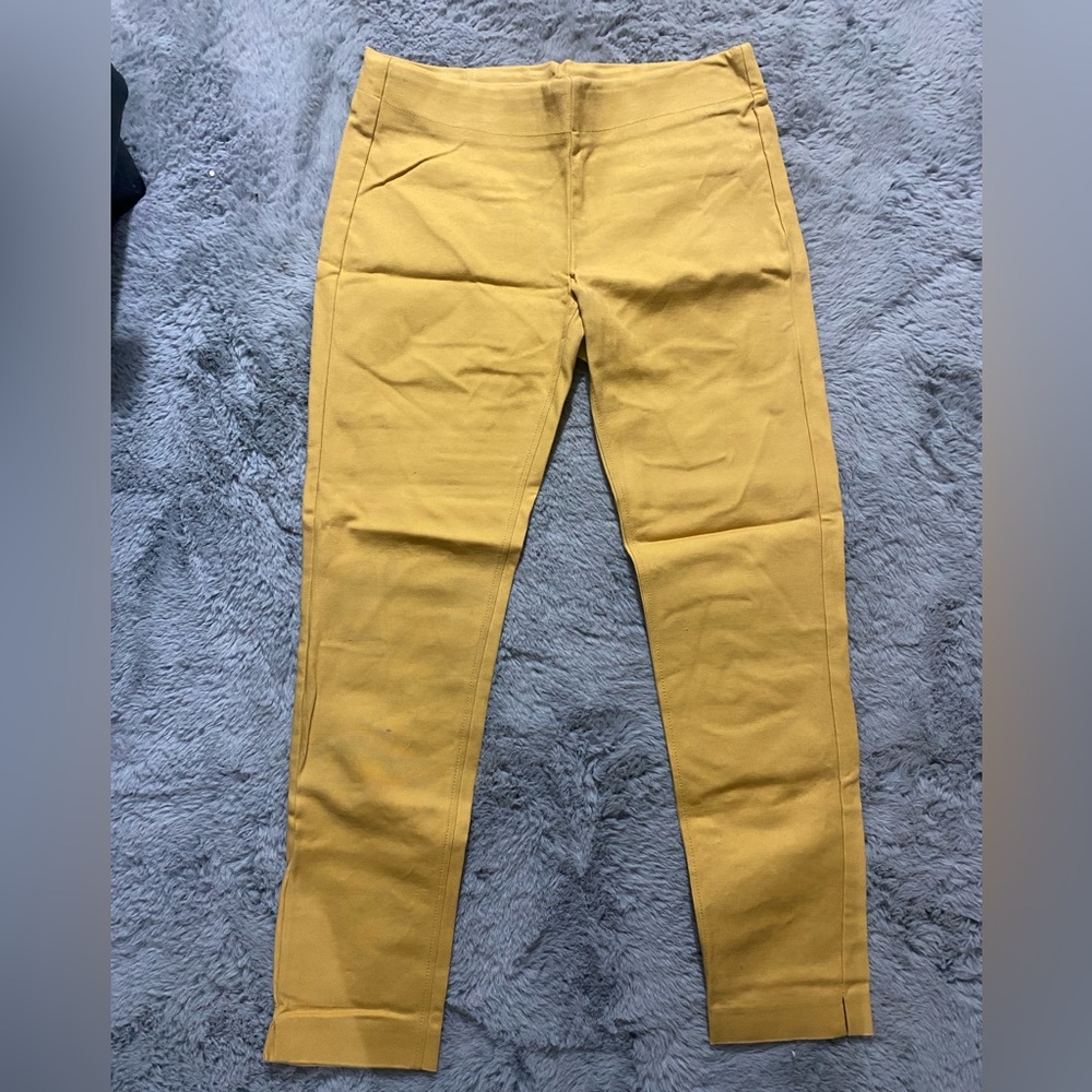 Mustard ankle pants